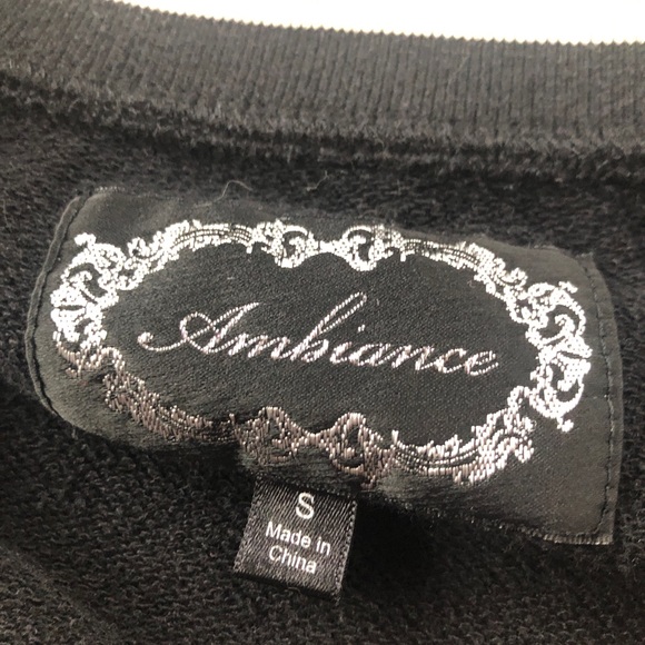 Black and white varsity Ambiance jacket size S - Picture 3 of 3